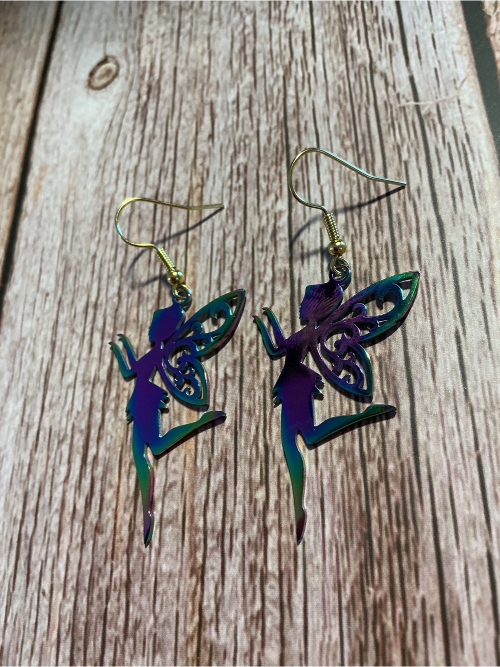 Iridescent Fairy Earrings